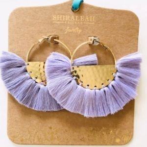 NWT SHIRALEAH Anya Earrings Boho Hoops  Anthropologie